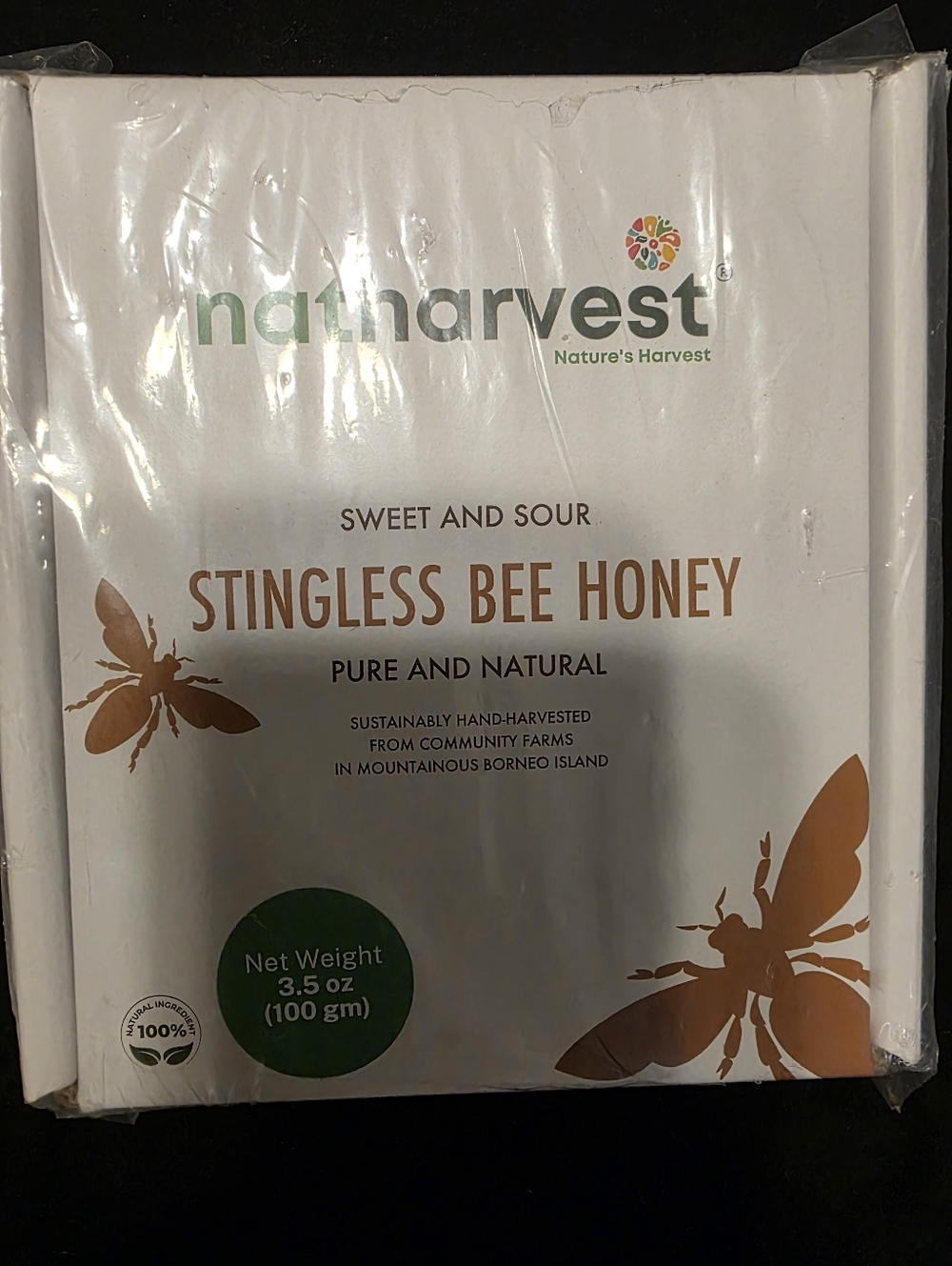 nat-harvest Stingless Bee Honey - Sweet & Sour - White Packaging